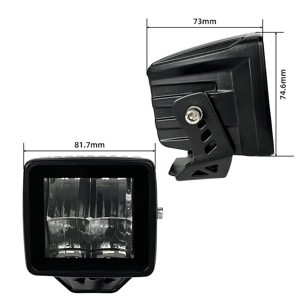 TC-SS40 3" Cube LED lights — RuggedRay